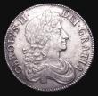 London Coins : A155 : Lot 689 : Crown 1679 Third Bust  TRICESIMO PRIMO ESC 56 VF or slightly better, bold and pleasing