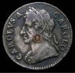 London Coins : A156 : Lot 1961 : Farthing 1684 Charles II Peck 533 NVF/GF darkly toned, Very Rare