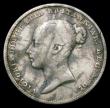 London Coins : A156 : Lot 2798 : Sixpence 1854 ESC 1700 VG/Near Fine, the obverse unevenly toned, Very Rare