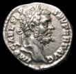 London Coins : A157 : Lot 1822 : Septimius Severus.  Ar denarius.  C, 193 AD.  Rev; LEG XIII GEM M V; legionary eagle between two sta...