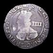 London Coins : A157 : Lot 1874 : Groat Charles I 1646 Bridgnorth Mint S.3042 mintmark Plumelet Near Fine/Fine legends bold and clear