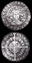 London Coins : A157 : Lot 1898 : Groats Henry VI Annulet issue Calais Mint S.1836 (2) both around Fine one with surface marks