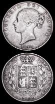 London Coins : A157 : Lot 2532 : Halfcrowns (2) 1848 unaltered date ESC 681 VG/Near Fine, Ex-Croydon Coin Auction 11/1/2005 Lot 655, ...