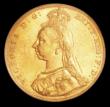London Coins : A157 : Lot 3291 : Sovereign 1887M Jubilee Head First Bust S.3867A EF, slabbed and graded LCGS 65, Ex-London Coins Auct...