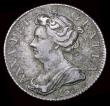 London Coins : A158 : Lot 2550 : Sixpence 1703 VIGO ESC 1582 VF or slightly better and toned
