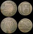 London Coins : A158 : Lot 849 : 17th Century Town issues (3) Southampton undated VF, Bristol 1652 VG, Wiltshire, Marlborough 1668 VG