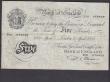 London Coins : A159 : Lot 1497 : Five Pounds Beale B270 white note dated 5th April 1951, series U31 079458, good Fine
