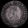 London Coins : A160 : Lot 1949 : Groat Elizabeth I Small Bust type 1G and small shield, from the Halfgroat punches S.2551A mintmark L...