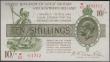London Coins : A160 : Lot 199 : Ten Shillings Warren Fisher T33 issued 1927 last series W62 451712, Northern Ireland in title, portr...