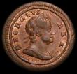 London Coins : A160 : Lot 2075 : Farthing 1721 Peck 822 NEF with traces of lustre