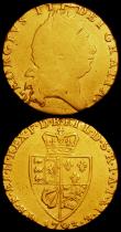 London Coins : A160 : Lot 2155 : Guineas (2) 1788 S.3729 NF, 1793 S.3729 VG/NF both Ex-Jewellery