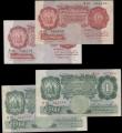 London Coins : A160 : Lot 22 : Mahon & Catterns (4), 10 Shillings signed Mahon B210 issued 1928 first series Z42 050633, (Pick3...