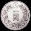 London Coins : A160 : Lot 3325 : Japan Yen Year 24 (1891) Y#A25.3 A/UNC and lustrous