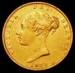 London Coins : A161 : Lot 1632 : Half Sovereign 1871 S.3860 Die Number 1 NVF/GF with a contact mark on the portrait