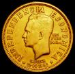 London Coins : A162 : Lot 1647 : Bolivia 14 Gramos 1952 Revolution Commemorative, Gold Bullion Series X#12 Ex-Jewellery with very sli...