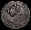 London Coins : A162 : Lot 1872 : Medalet or Pattern Farthing Mary II undated in silver, Obverse Bust of Mary, right MARIA . II . DEI ...