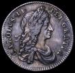 London Coins : A162 : Lot 1880 : Shilling 1663 First Bust Variety ESC 1025 VF with grey and gold toning