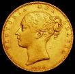 London Coins : A162 : Lot 2555 : Sovereign 1838 Marsh 22 GF/NVF Rare