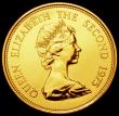 London Coins : A163 : Lot 2123 : Mauritius 1000 Rupees Gold 1975 Conservation series - Mauritius Flycatcher bird KM#42 Lustrous UNC, ...
