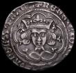 London Coins : A163 : Lot 273 : Groat Henry VI Pinecone-Mascle issue, Calais Mint S.1875 mintmark Cross Patonce NVF/VF