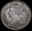 London Coins : A163 : Lot 587 : Halfcrown 1714 Roses and Plumes ESC 585, Bull 1377 VF or very near so, nicely toned, the obverse wit...