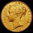 London Coins : A163 : Lot 876 : Sovereign 1842 Open 2 in date, unlisted by Marsh, now listed by Spink, S.3852,  GVF, the obverse wit...