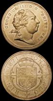London Coins : A164 : Lot 1215 : Pattern or Trial George III One Florin 1871 (2) in nickel-brass (?) Obverse bearing the right facing...