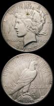 London Coins : A164 : Lot 1897 : USA Dollars (3) 1927 Breen 5727 NEF with a few small spots, 1927D Breen 5729 GVF, 1927S Breen 5728 N...