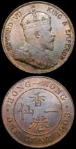 London Coins : A164 : Lot 391 : Hong Kong (3) 50 Cents 1894 KM#9.1 Fine, unevenly toned, 10 Cents 1938 KM#23 GVF, One Cent 1903 KM#1...