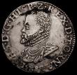 London Coins : A164 : Lot 508 : Spanish Netherlands Half Philipsdaalder 1588 Obverse bust of Philip II to right, Reverse Crowned shi...