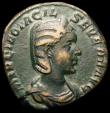 London Coins : A165 : Lot 2107 : Roman Sestertius Otacilia Severa (244-249AD) Obverse: Bust right, draped MARCIA OTACIL SEVERA AVG, R...