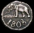 London Coins : A165 : Lot 2141 : Ceylon 48 Stivers 1808 KM#77 Good Fine and bold, struck slightly off-centre as often