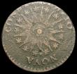London Coins : A165 : Lot 2331 : USA Halfpenny 1785 CONSTELLATIO NOVA Pointed rays, Narrow 5, Breen 1111, 6.42 grammes, Near Fine on ...
