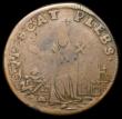 London Coins : A165 : Lot 2374 : USA/Ireland Farthing St. Patricks in copper with brass splash at crown, undated, Breen 208, S.6569 V...