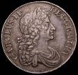 London Coins : A165 : Lot 2499 : Crown 1673 VICESIMO QVINTO ESC 47, Bull 390 VF, a pleasing and evenly struck example with good eye a...