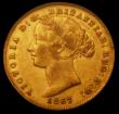 London Coins : A166 : Lot 1094 : Australia Sovereign 1867 NGC AU 53