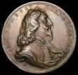London Coins : A166 : Lot 1294 : Charles I Death and Memorial 1649 50mm diameter in bronze by J. and N. Roettier Eimer 162a Obverse: ...