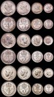London Coins : A166 : Lot 2402 : Maundy Sets a large and impressive group (67) 1900, 1901, 1902, 1902 Matt Proof, 1903, 1904, 1906, 1...