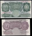 London Coins : A166 : Lot 50 : Bank of England (2) comprising 10 Shillings Peppiatt B251 World War II Emergency Mauve issue 1940 se...
