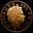 London Coins : A166 : Lot 616 : Five Pounds 2000 Gold Proof Queen Mother Centenary Year Crown FDC uncased
