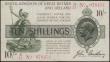 London Coins : A167 : Lot 1285 : Ten Shillings Bradbury Third Issue T20 Red Dash in No. 1918 serial number B11 078451 ...