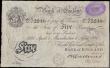 London Coins : A167 : Lot 1312 : Five Pounds Catterns White note B228f dated 1 April 1931 serial number 459/U 72246 MANCHESTER branch...