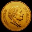 London Coins : A167 : Lot 1971 : Jordan 50 Dinars Gold 1977 World Conservation Series Obverse: King Hussein Ibn Talal, Reverse: Houba...