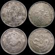 London Coins : A167 : Lot 2300 : China - Kiangnan Province (2) 20 Cents (1898) No ring around dragon Y#143a NVF, 10 Cents with large ...
