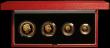 London Coins : A167 : Lot 5 : Britannia Gold Proof Set 1998 the 4-coin set comprising £100 One Ounce, £50 Half Ounce, ...