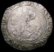 London Coins : A168 : Lot 1096 : Halfcrown Charles I Group III, type 3a2, Rough ground under horse, King wears cloak flying from shou...