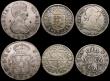 London Coins : A168 : Lot 1923 : Spain (6) 4 Reales 1811 SG KM#453.2 Fine/Good Fine, Real (4) 1738 PJ Seville Mint KM#354 NVF toned, ...