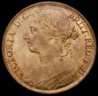 London Coins : A168 : Lot 2275 : Penny 1893 3 over 2 Gouby BP1893B Choice UNC and with around 75% lustre, in an LCGS holder and grade...