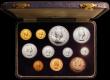 London Coins : A168 : Lot 711 : South Africa Proof Set 1959 (11 coins) comprising Gold Pound, Gold Half Pound, and Crown to Farthing...