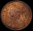 London Coins : A169 : Lot 1687 : Penny 1875 Freeman 82 dies 8+J UNC with traces of lustre, the surfaces with some residue from vinyl ...